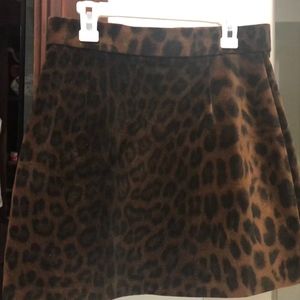 leopard skirt